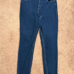 Old Navy Women's Rockstar Skinny Jeans in Dark Blue Denim